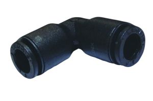 ELBOW CONNECTOR 10 x 10mm PLASTIC PUSH IN