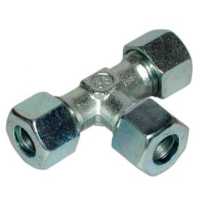 TEE CONNECTOR 12 x 12 x 10mm COMPRESSION STEEL
