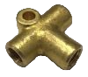 PIPE NUT 3/8 X 24 TPI TEE CONNECTER