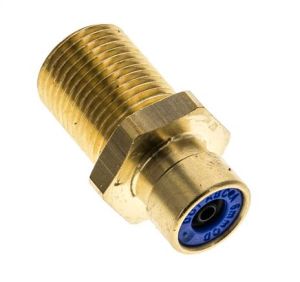 RAUFOSS M18 x M12 x 6mm BULKHEAD STUD STRAIGHT ABC