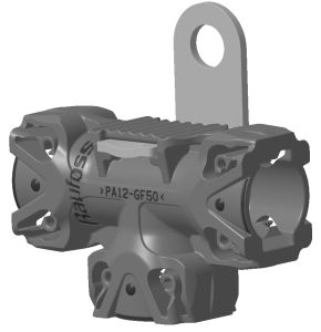 RAUFOSS FEMALE TEE UNION WITH BRACKET HEAVY DUTY