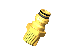RAUFOSS M22 x M16 SWIVEL BULKHEAD STUD ABC REGULAR