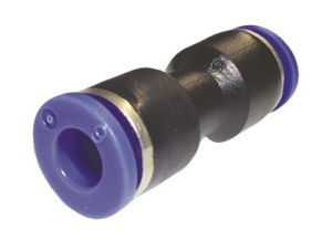 STRAIGHT CONNECTOR 15 X 15mm PLASTIC PUSH IN