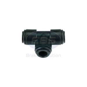 TEE CONNECTOR 8 x 8 x 8mm PLASTIC PUSH IN