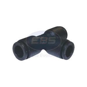 TEE CONNECTOR 12 x 12 x 12mm PLASTIC PUSH IN