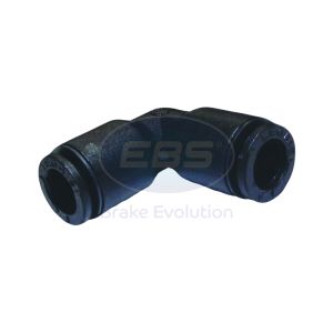 ELBOW CONNECTOR 4 x 4mm PLASTIC PUSH IN