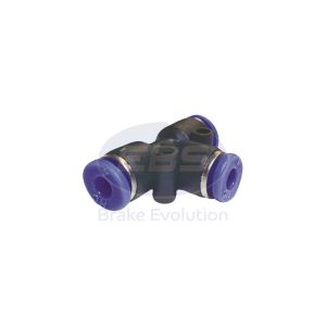 Y CONNECTOR 4 x 4 x 4mm PLASTIC PUSH IN